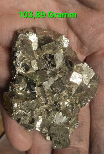 Pyrit kristall stufe aus peru - kristall,