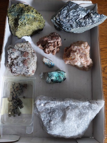 Mineralien konvolut sammlung - mineralien,