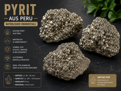 Pyrit stufe peru 80mm - pyrit,