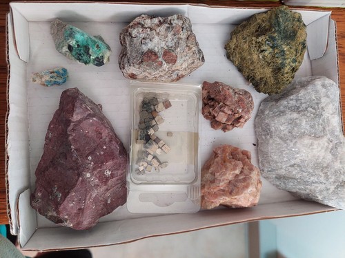 Mineralien konvolut sammlung - mineralien,
