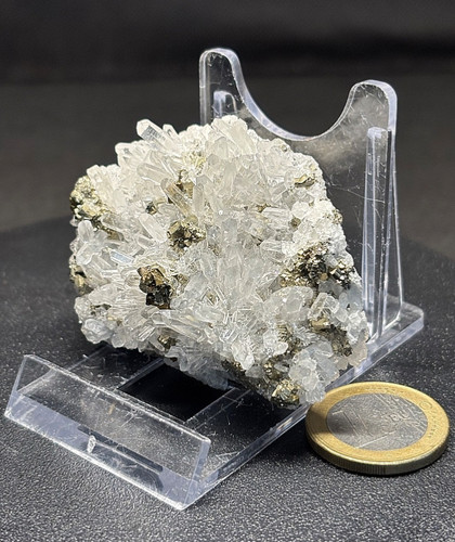 Pyrit nadelquarz aus peru - pyrit,