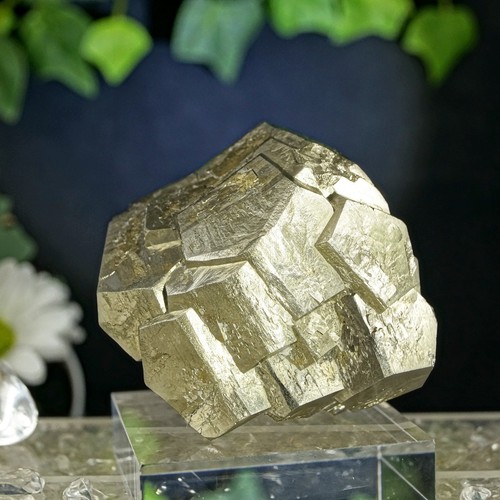 Pyrit stufe cluster mm - stufe, aa