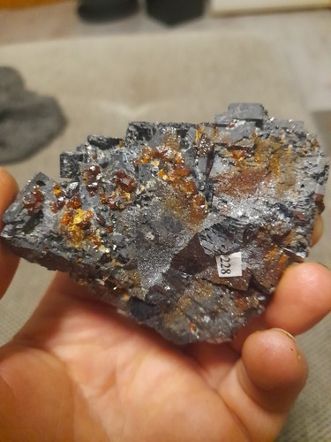 Topstück galenit mit - mit, pyrit