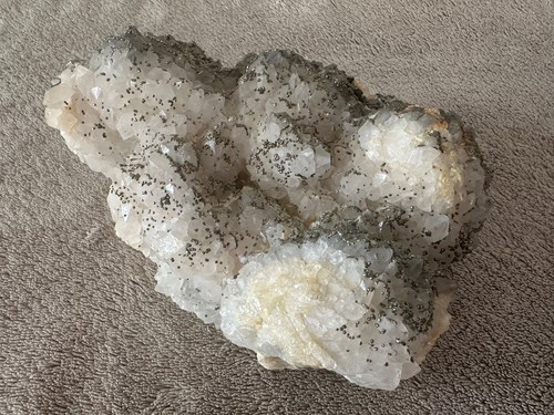 Mineral quarz fluorit - fluorit, baryt