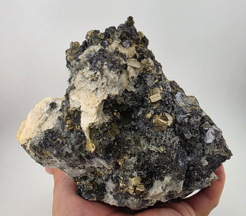Große mineralstufe pyrit - große,